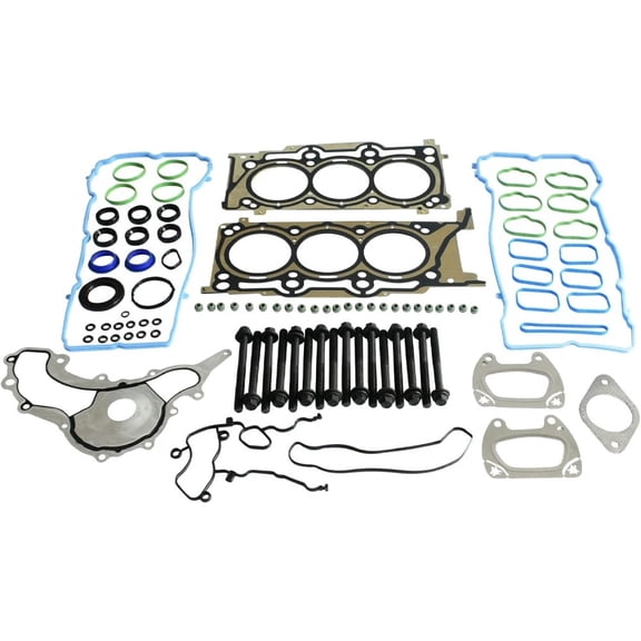 NURATIT Timing Chain Kit with Head Gaskets and Bolts for 2011-2015 Dodge Jeep RAM Chrysler 3.6L Engine Complete Engine Timing Repair Kit