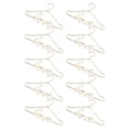 thumbnail image 1 of Perchas De Ropa En Miniatura, Percha De Ropa De Muñeca De Acero Inoxidable 10 Piezas Para Vestido Para Casa De Muñecas, 1 of 7