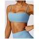 thumbnail image 3 of Sujetador deportivo con cuello cuadrado for mujer, tirantes finos, camisola acolchada, Yoga, espalda cuadrada inalámbrica, sujetador de entrenamiento, Top corto, 3 of 6