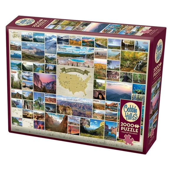 Cobble Hill - Casse-Tête 2000 Pcs (Parcs Nationaux des États-Unis)
