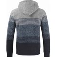 thumbnail image 3 of Sudadera con capucha para hombre, tejido de punto, sudadera, suéter, chaqueta, abrigo, para hombre, otoño e invierno, forro polar, gruesa y cálida, sudadera con capucha, cárdigan, suéter, tejido, 3 of 5