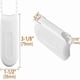 thumbnail image 5 of Vertical Blind Replacement Handles, 4-Pack Plastic Tension Roller Grips, White Safety Pull Tabs for Window Treatments, 5 of 5