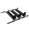 thumbnail image 4 of Dispensador de bebidas para refrigerador ZHCH 15 pulgadas ancho ajustable impermeable autoempuje negro 3 uds, 4 of 5