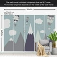 thumbnail image 3 of Kids Wallpaper Wall Mural - Balloon Land, 3 of 5