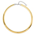thumbnail image 3 of 14K Two-Tone Gold Omega Chain Necklace Lt Reversible 8 mm w/extender 18 inch, 3 of 4