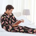 thumbnail image 5 of KLL Popcorn Sleepwear Mens Flannel Pajamas,Long Cotton Pj Set, 5 of 7