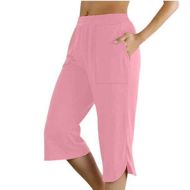 WILLBEST Pantalones Casuales de Mujer para Uso Diario, Cómodos Pantalones Deportivos de Cintura Media para Mujeres de Moda, Verano 2025 Chica