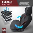 thumbnail image 4 of Otom Toro Design Universal Size Car Seat Covers for Front Seats (Black), 4 of 5