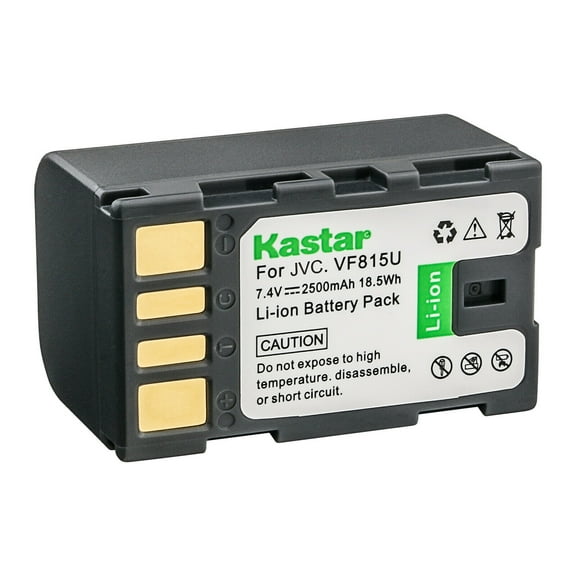Kastar BN-VF815 Battery 1-Pack Replacement for JVC GZ-MG335HUS GZ-MG335US GZ-MG335W GZ-MG335WUS GZ-MG340 GZ-MG340B GZ-MG340BUS GZ-MG35 GZ-MG36 GZ-MG360 GZ-MG360B GZ-MG360BUC GZ-MG360BUS Camera