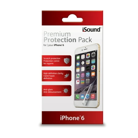 iSound iPhone 6 Screen Protectors Pack