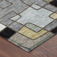 thumbnail image 3 of Addison Rugs Chantille Indoor/Outdoor Transitional Geometric Black Machine Washable Runner Rug, 2'3" x 7'6", 3 of 8