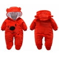 thumbnail image 1 of Conjunto de ropa de invierno para bebés, pelele para niñas, mono de manga larga, mono, Sudadera con capucha para niños, niños de dibujos animados, abrigos gruesos y cálidos de 1 año y 3M Gao Jinjia LED, 1 of 2
