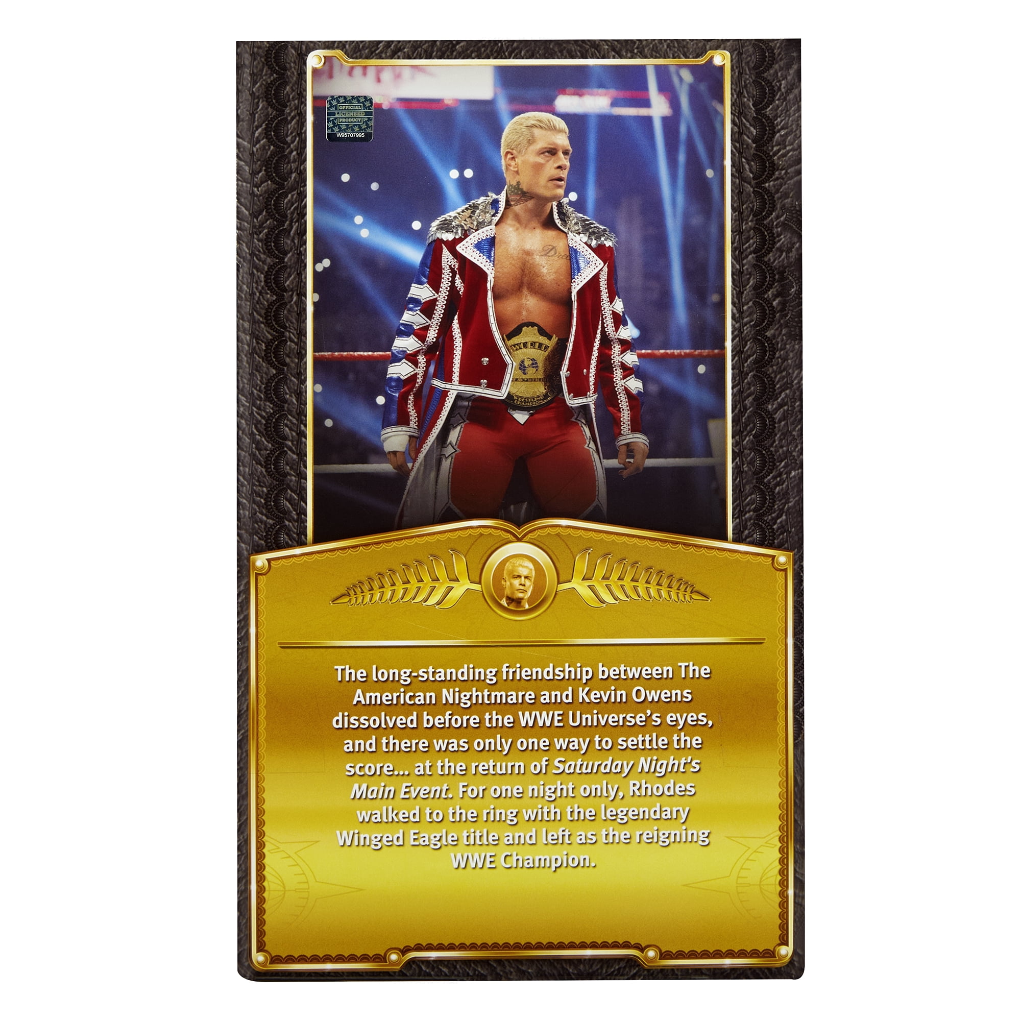 Cody Rhodes (Winged Eagle) - WWE 2026 Defining Moments (Wave 2) Ringside Exclusive Mattel WWE Toy Wrestling Action Figure