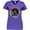Purple, variant on Inktastic Airplane Trip Vintage Travel Women's V-Neck T-Shirt