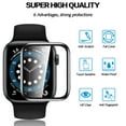 thumbnail image 2 of Protector de pantalla de cristal suave para Apple Watch, 44mm, 45mm, 41mm, 38mm, 42mm, película completa 9D HD, iWatch series 6, 5, 3, 8, 7, se, 40mm, accesorios, 2 of 3