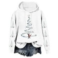 thumbnail image 4 of Yteetum Hoodies for Women Oversized Christmas Tree Print Long Sleeved Fleece Hooded Sweatshirts Pullover Tops Womens Casual Xmas Graphic Loose Drop-Shoulder Fleece Hoodies Fall Winter Clothes, 4 of 5
