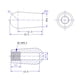 thumbnail image 3 of Puntas de palanca Yuyangstore 10 Uds de interruptor de 3 vías para guitarra eléctrica de plástico Beige para ST, 3 of 6