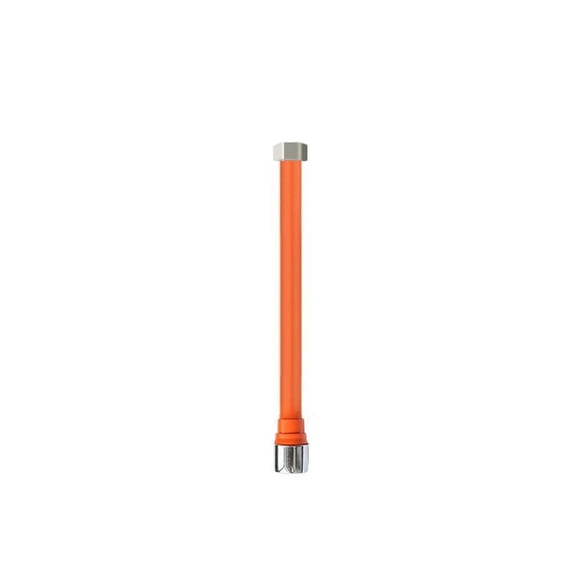 BRELIL Flexible Faucet Extension Tube, 20cm Copper Aerator Extender Nozzle, 360 Degree Rotatable Sink Hose Adapter For Kitchen Bathroom Washing, Durable Plastic Faucet Lengthener For Easy Cleaning