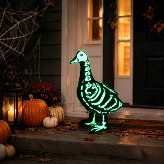 XGFHYJEH Porch Goose Outfits Halloween, Porch Goose Clothes Clearance, Goose Clothes for Porch Goose, Goose Costume 23'' for Outdoor Outside Front Porch Garden Yard Lawn