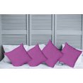 thumbnail image 6 of Ambesonne Modern Throw Pillow Cover 4 Pack, Rotary Spinning Art, 16", Dark Magenta, 6 of 6