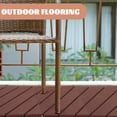 thumbnail image 4 of OULII 4Pcs Interlocking Flooring Tiles Wear-resistant Coffee Plastic for Homeowners in Courtyard, 4 of 5