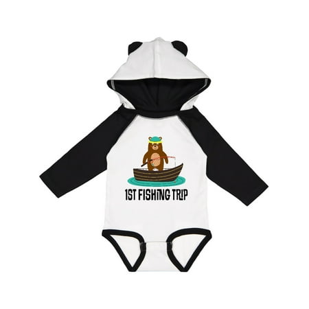 

Inktastic 1st Fishing Trip Gift Baby Boy Long Sleeve Bodysuit