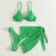 thumbnail image 4 of IDALL Bikini Sets Bathing Suit Swimsuits For Women High Breast Contrast Solid Bikini Set Solid Swimsuit Sets Bikini Sets Womens Swimsuits Micro Bikini G S, 4 of 9