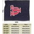 thumbnail image 3 of University of Tampa Fleece Blanket, Very Soft Microfiber Flannel Blanket for Couch Warm and Cozy for All Seasons, 3 of 6