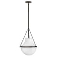 thumbnail image 5 of 46897BX-Hinkley Lighting-Collins - 12W 1 LED Medium Pendant-20.25 Inches Tall and 15 Inches Wide-Black Oxide Finish, 5 of 11