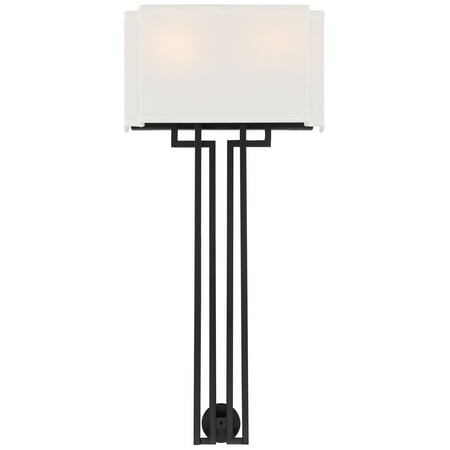 

Minka Lavery Upham 26 High Coal and Polished Nickel Wall Torchiere