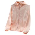 thumbnail image 3 of Women's Lightweight Hooded Zip Up Jacket – Versatile Summer Sun Protection Coat in Sizes S-4XL, Breathable Outdoor Casual Outerwear for Daily Travel, 3 of 8