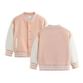 thumbnail image 2 of Coerni Kids Athletic Jacket Boys Casual Long Sleeve Baseball Clothes Unisex Lightweight Oversized Outerwear with Pockets 2025, 2 of 9