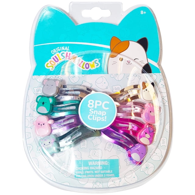 Pinzas para el cabello para niñas, paquete de 8 pinzas para el cabello, multicolor, a partir de 3 años