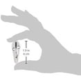 thumbnail image 5 of Liberty Hardware B59103Z-CHR-C Crochet de Robe Simple, Chrome Poli, 5 of 5