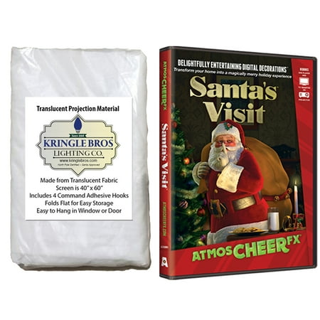 Visit Chicago Christmas AtmosCheerFX Santa's Visit DVD + Kringle Bros 60