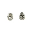 thumbnail image 2 of 20 Piezas de Plata de 4,5 Mm de Agujero 3D Cráneo Aleación de Zinc Espaciadoras DIY Artesanía Hallazgos de Joyería perfecl Cuentas de plata tibetanas, 2 of 7