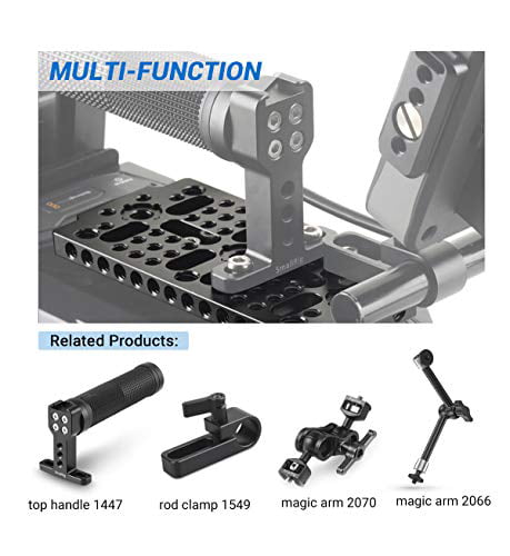 1681 Dovetail Camera Cheese Plate SMALLRIG Multi-Purpose Switching Plate for Rail Block 