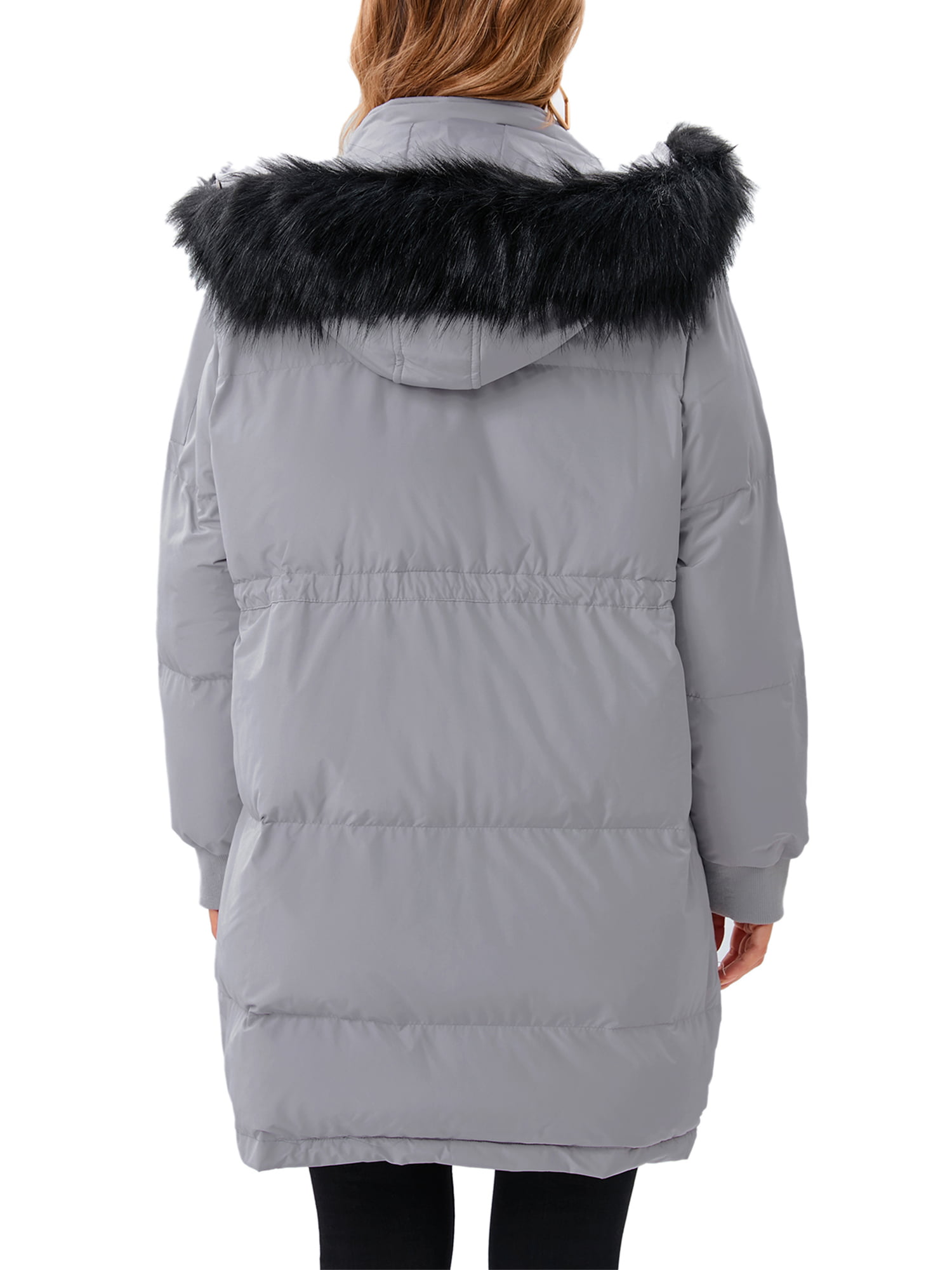 Women Quilt Plus Long Down Jackets Loose Duck Down Coat Pillow Collar  Hooded Oversized Warm Elegant Puffer Coats Winter 2021