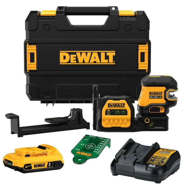 Nivel Láser Verde 3 Puntos Inalámbrico 20V DCLE34220G DEWALT