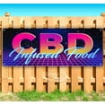thumbnail image 1 of CBD Infused Food 13 oz Vinyl Banner With Metal Grommets, 1 of 4