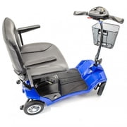 Shoprider - Escape - Portable Travel Scooter - 4-Wheel - Blue
