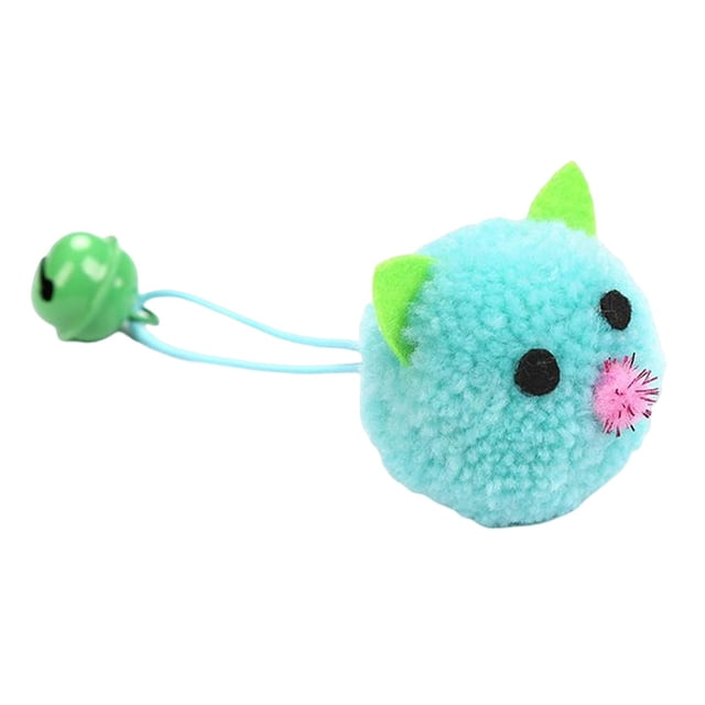 Juguete Interactivo para Gatos Todas las Razas Gato de Peluche Ratón Azul