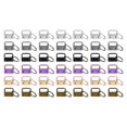 thumbnail image 2 of Abbracc 2Pcs Keychain Keychain Hardware Keychain Hardware Wristlet Hardware Lanyard with Multicolor 42Pcs, 2 of 9