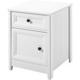 thumbnail image 1 of Classic Groove Detailing Bedroom Nightstand in White, 1 of 6