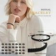 thumbnail image 2 of Heart Initial Bracelets 26 Letters Initial Bracelet A-Z Braided Bracelets✨m U8D9, 2 of 10