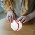 thumbnail image 4 of SHISUYAN 6pcs Kids 3-Inch Inflatable Pvc Baseball Toy Set Beach Baseballs Pool Inflatable Baseballs Outdoor Playing Inflatable Balls, 4 of 8