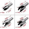 thumbnail image 4 of 8PCS HSS Wood Plug Cutter Wood Cutting Tool Wood Plug Cutter Drill Bits 6mm, 4 of 4