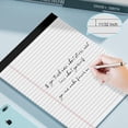 thumbnail image 4 of Maxxmarket  12 Pack of Legal Pads 8.5 x 11 Wide Ruled Writing Pads 8.5" x 11.75" Notepad 30 Sheets per White Legal Pad Clear Print Note Pads 8x11 Pads of Paper, 4 of 13