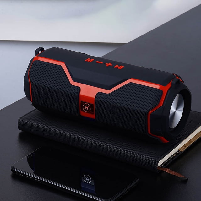 PEONAVET Bluetooth Headset Bluetooth Headset Wireless Bluetooth Speaker Outdoor Portable Plug-in Subwoofer Sound System