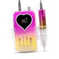 thumbnail image 1 of Electric Nail File Machine, Nail Drill Electric File 0-35000RPM Multifunctional Non Slip Grip Rechargeable  for Shops Gradient Gold,Gradient Blue,Gradient violet,Electroplated, 1 of 7